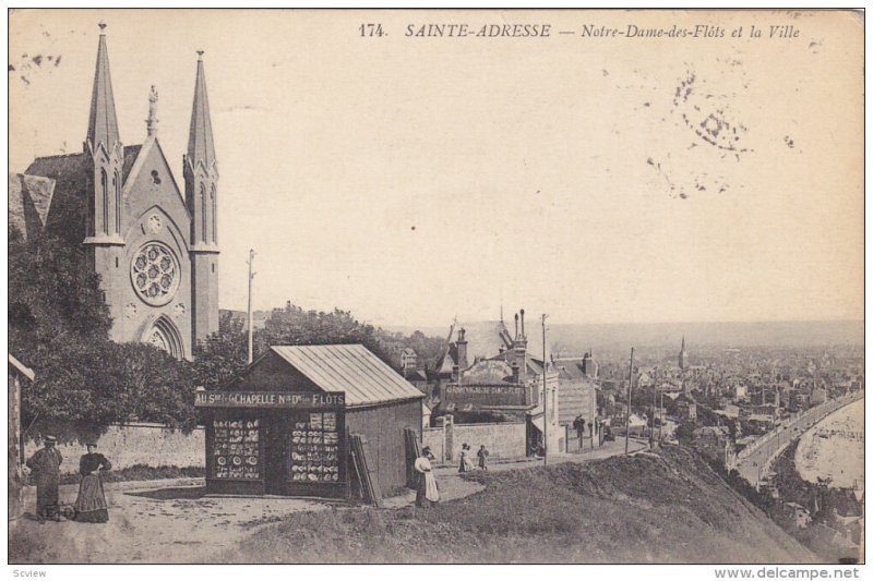 SAINTE-ADRESSE, Notre-Dame des Flots et la Ville, Seine Maritime, France, 00-...