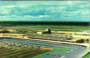 Montreal, Quebec Canada  INTERNATIONAL AIRPORT Bird's Eye View AVIATION Postcard