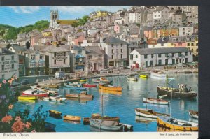 Devon Postcard - Brixham Harbour     T6538