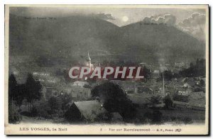 Postcard Old Vosges Night view of Remiremont