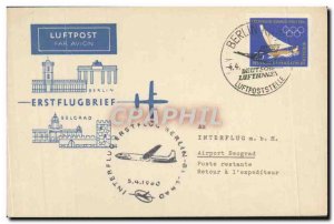 1 Letter Belgrad Flight Berlin May 4, 1960