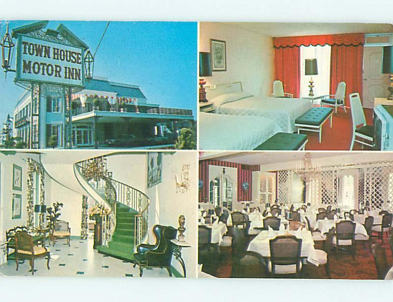 Pre-1980 TOWN HOUSE RESTAURANT & MOTEL Columbia South Carolina SC r0767