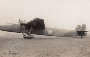 Unidentified WW2 Plane Military Liverpool War 9 Real Photo Aircraft Postcard