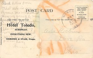 Toledo Ohio 1913 Postcard Hotel Toledo