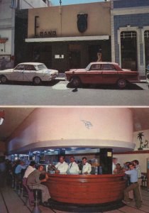 Bar Ebano Gran Canaria Pub Staff Classic Spanish Car Postcard