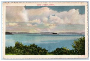 1931 Great Inland Sea Scenic View Mono Lake California CA Vintage Postcard