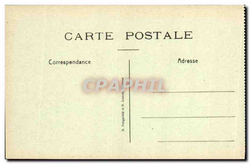 Old Postcard Chemin des Dames Le Chateau de la Motte Army