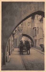 br107008 italy bolzano horse chariot beer bozen