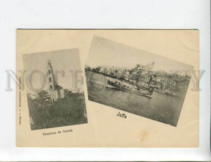 3173141 ISRAEL JAFFA Tombeau de Tabith Vintage postcard