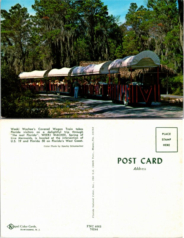 Weeki Wachee's Covered Wagon Train, Florida (23324