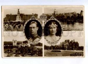 192547 UK Windsor CASTLE King Georg VI Queen Elizabeth collage