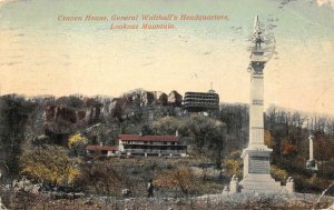 CRAVEN HOUSE GENERAL WALTHALL LOOKOUT MOUNTAIN CIVIL WAR TENNESSEE POSTCARD 1912