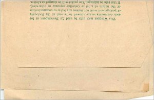 Entier Postal Stationery Postal 1/2 p