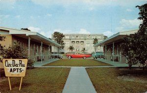 CIN-DA-RU APTS Sebring, Florida Roadside c1950s Anna Maria Vintage Postcard