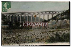 Old Postcard Aqueduct Roquefavour