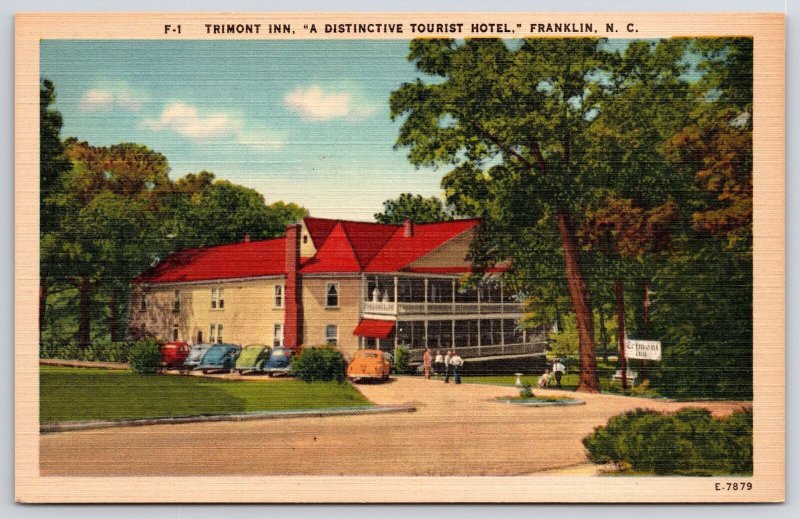 Postcard Trimont Inn Building Distinctive Tourist Hotel Franklin North Carolina