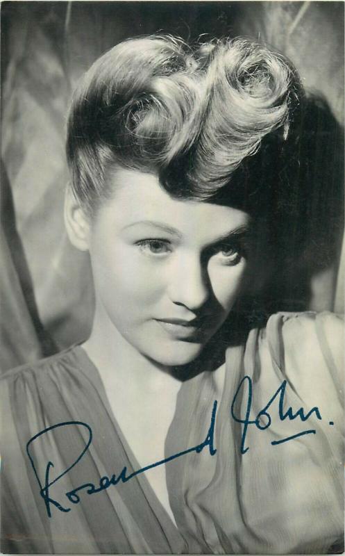 Actress to identify photo printed signature autograph