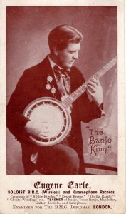 Great Britain Used The Banjo King Eugene Carle Earle's Music Store Lanca...