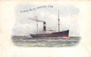 Ship Blue Anchor Line Ship Postal Used Unknown 