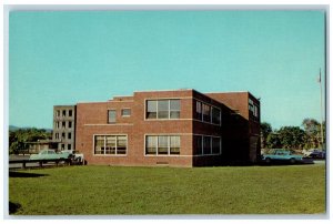 Lewiston Pennsylvania Postcard State Fire School Exterior c1960 Vintage Antique