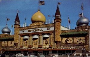 Front view of World's only Corn Palace - Mitchell, South Dakota SD  