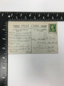 C. 1912 Winsch Postcard Thomas Gray Poem Embossed