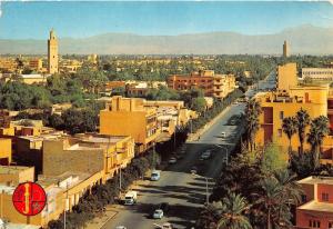 BG20967 marrakech vue panoramique car voiture  morocco