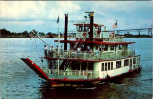 New Orleans, LA Louisiana  M.V. MARK TWAIN Bayou Sightseeing Boat  Postcard