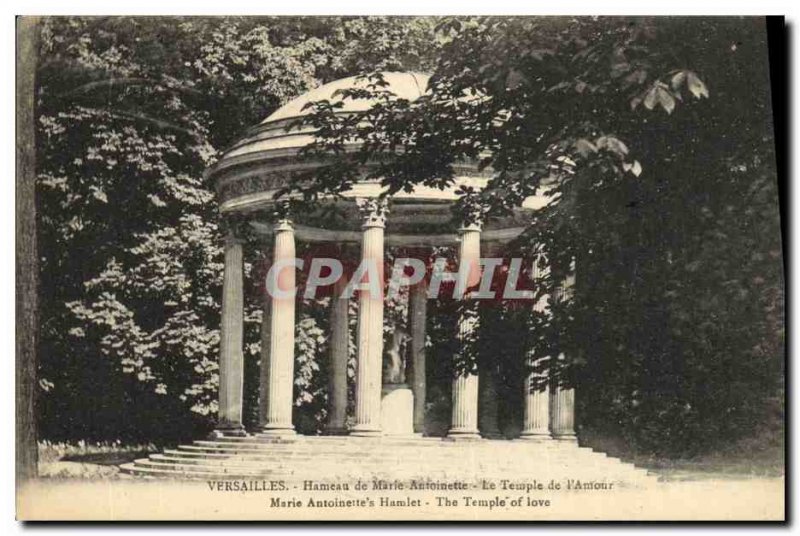 Postcard Old Versailles Hamlet Marie Antoinette's Temple The Love