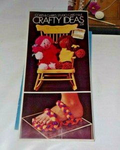 Vtg 1970's Coats & Clark's Craft Book Lot Learn How To Tat Crochet Needlepoint D