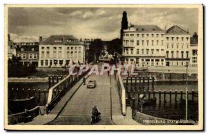 Old Postcard Netherlands Middelburg Stationsbrug