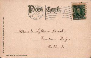 Postcard Salem Memorial Chapel Lebanon PA 1906