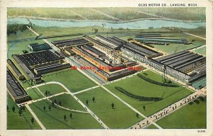 MI, Lansing, Michigan, Olds Motor Company Factory, Aerial View