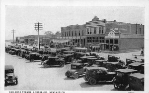 H18/ Lordsburg New Mexico Postcard c1920 Railroad Avenue Stores