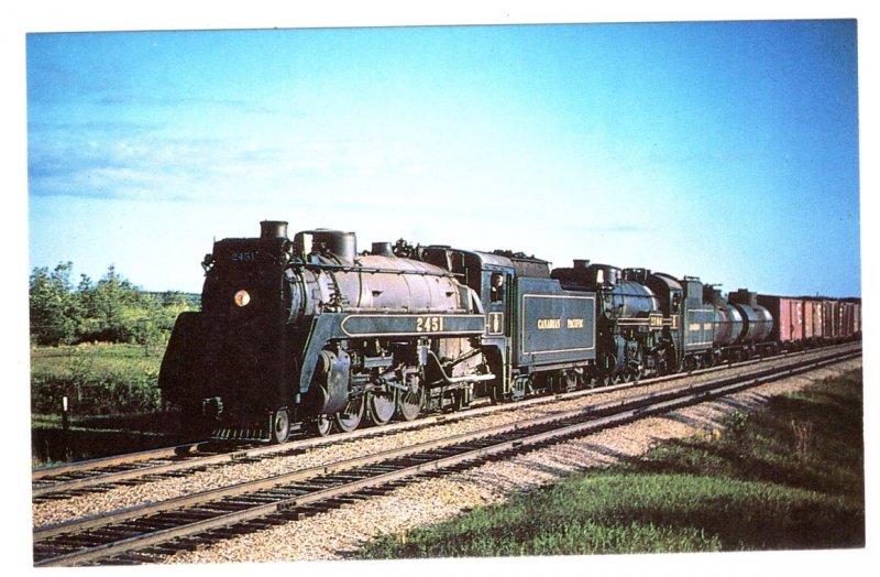 Canadian Pacific Railway Train, Austin, Manitoba 1959