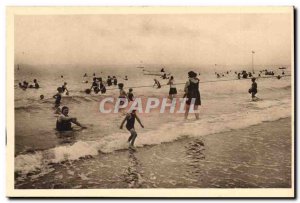 Deauville - La Plage Fleurie - Les Bains - Old Postcard