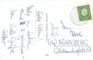 CHIEMSEE GERMANY KURZ-BERICHT FUR SCHREIBFAULE MULTI PHOTO IMAGE POSTCARD c1960 
