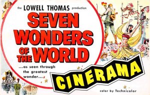 Seven Wonders of The World Missouri Theatre View Postcard Backing 