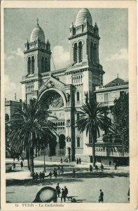 CPA AK TUNISIE TUNIS - La Cathédrale (149348)