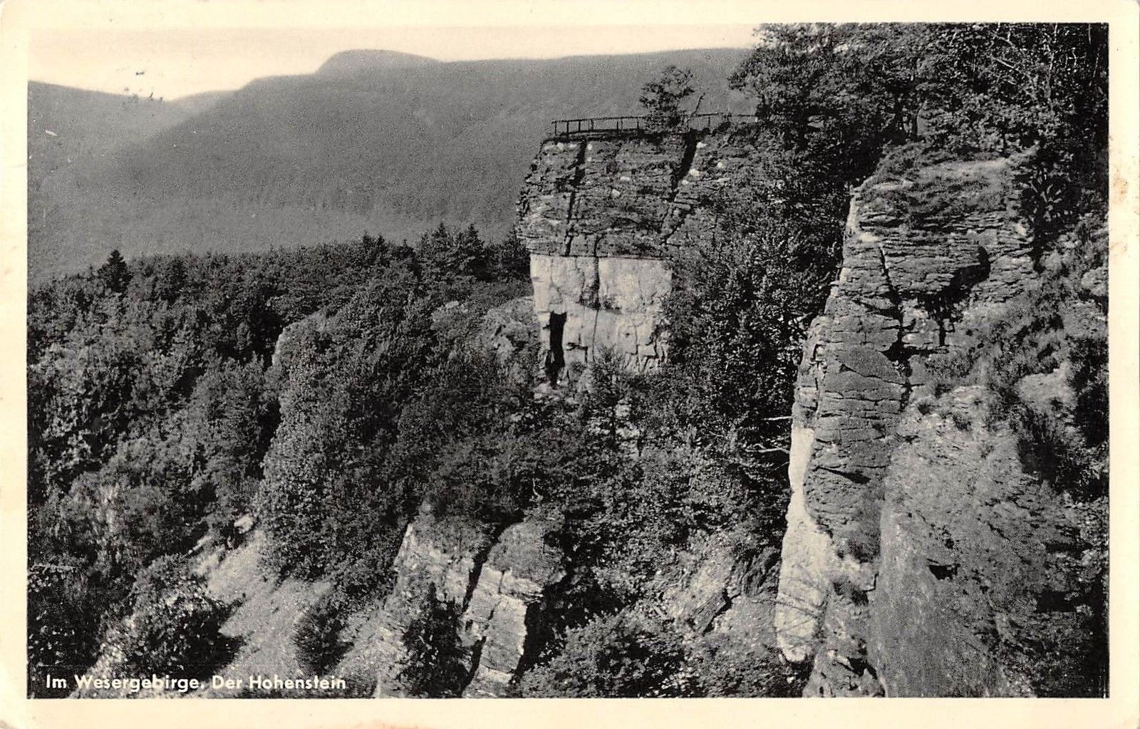 BG39341 im wesergebirge der hohenstein real photo germany | Europe ...