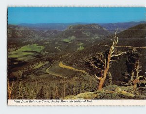 Postcard View from Rainbow Curve, Rocky Mountain National Park, Colorado