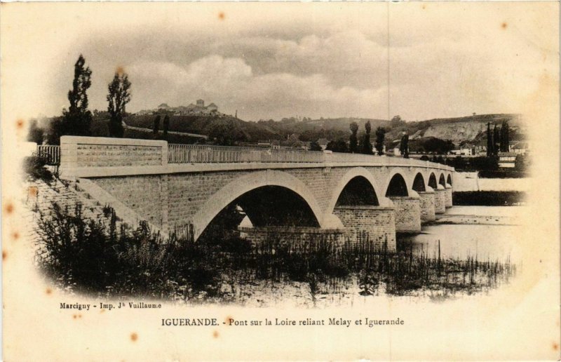 CPA Iguerande Pont sur la Loire FRANCE (953605)