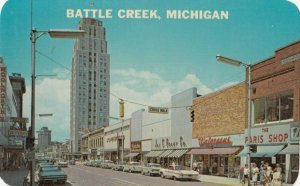 BATTLE CREEK, Michigan, 1950-60s; Main Street
