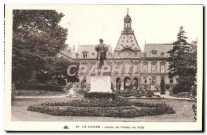 Old Postcard Le Havre Hotel's Garden City