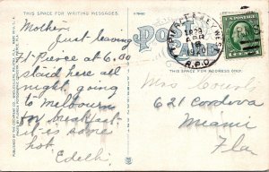 Catholic Church and Rectory, Ft. Pierce FL c1920 Vintage Postcard V43