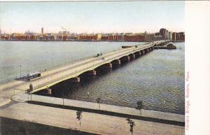 Trolley On Harvard Bridge Boston Massachusetts