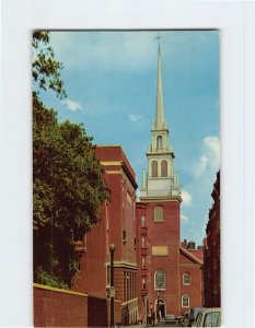 Postcard Old North Church, Boston, Massachusetts