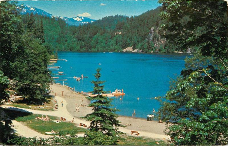 British Columbia Canada Kawkawa Lake CA Postcard