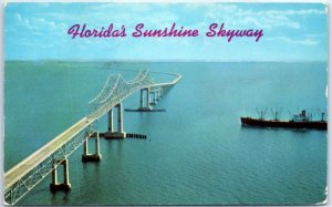 M-42385 Florida's Sunshine Skyway Bridge St Petersburg Florida