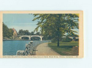 1930's BRIDGE SCENE Ottawa Ontario ON H9153